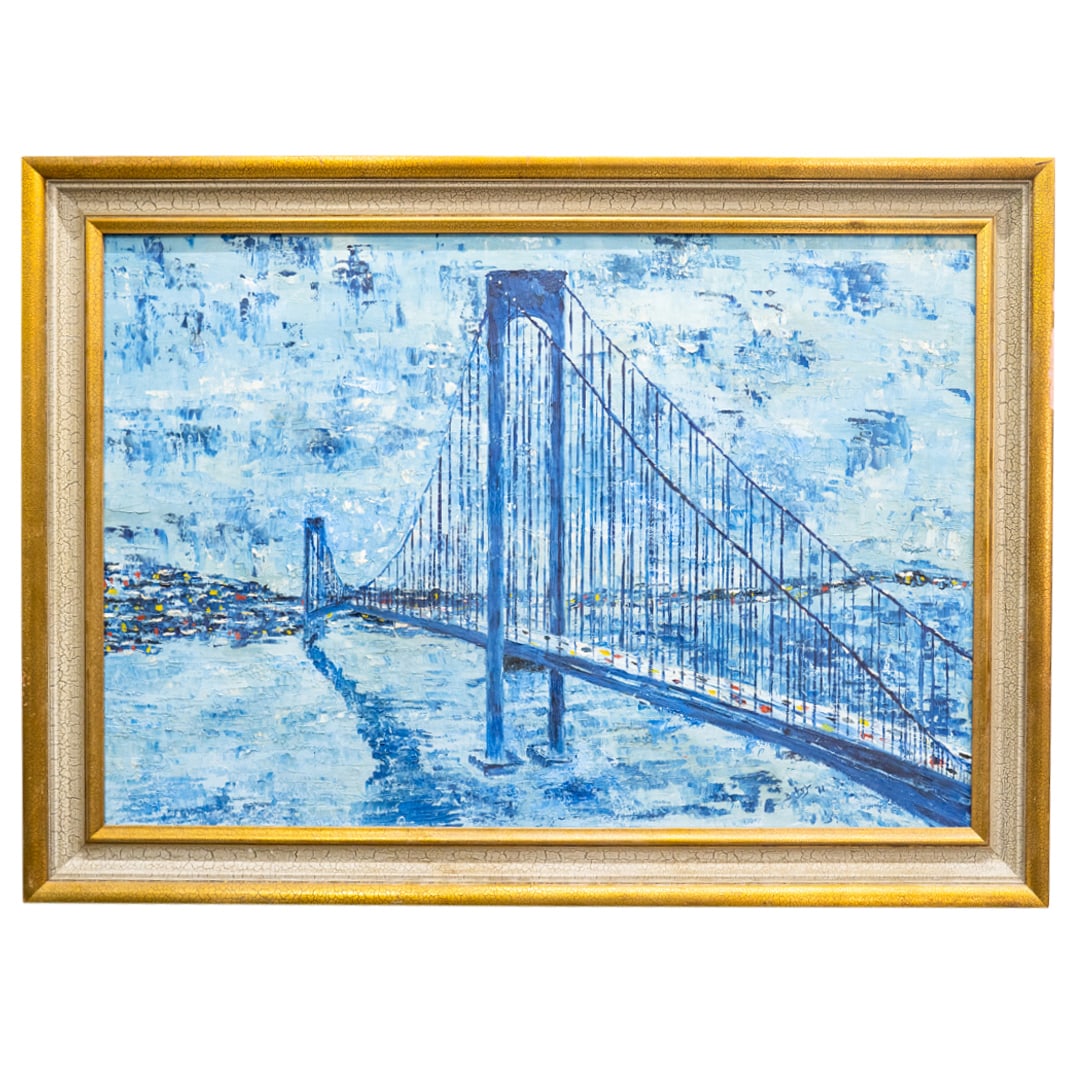 Golden Gate Bridge Oil on Canvas Painting (1 of 5)