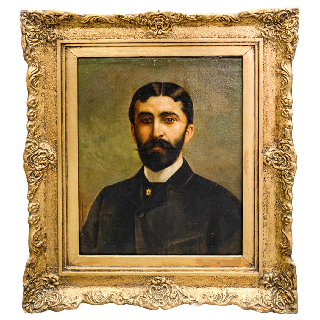 Signed Pablo Cichero (B. 19th C.) Portrait Oil On Canvas (1 of 3)