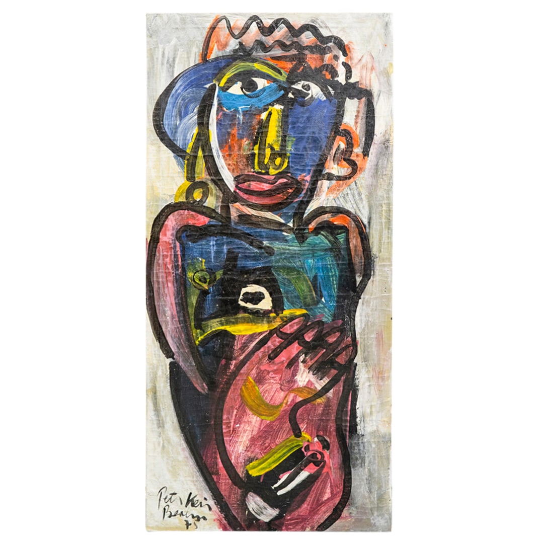 Peter Keil (B. 1942) "The Crown Prince" Oil On Canvas (1 of 6)