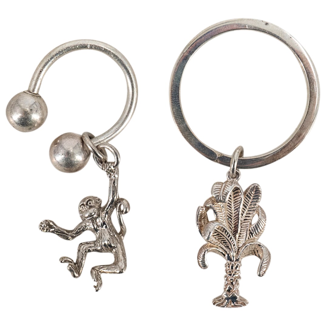 (2 Pc) Mish New York Sterling Silver Keychains (1 of 3)