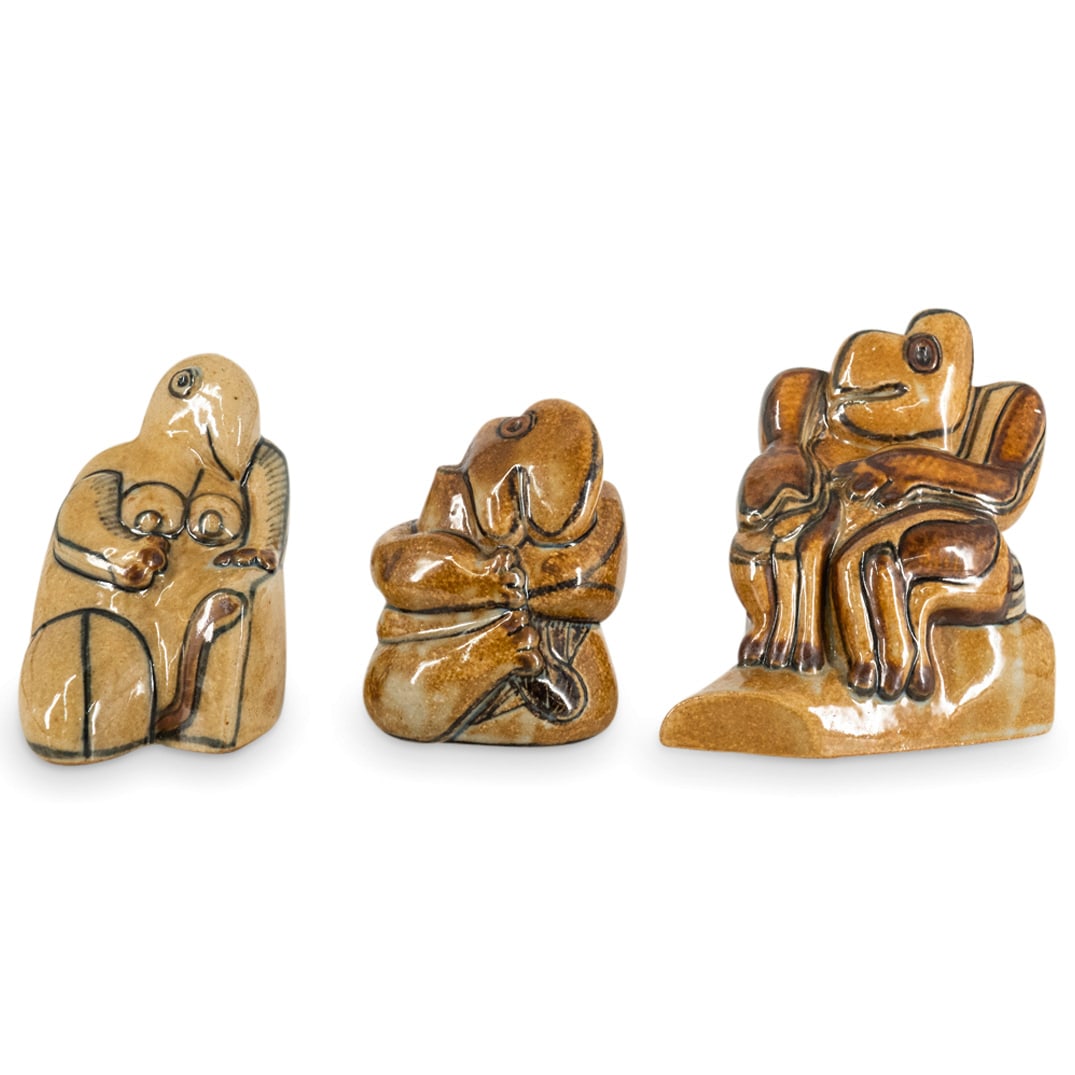 (3 Pc) Steen Lykke Madsen B&G Stoneware Figurines (1 of 8)