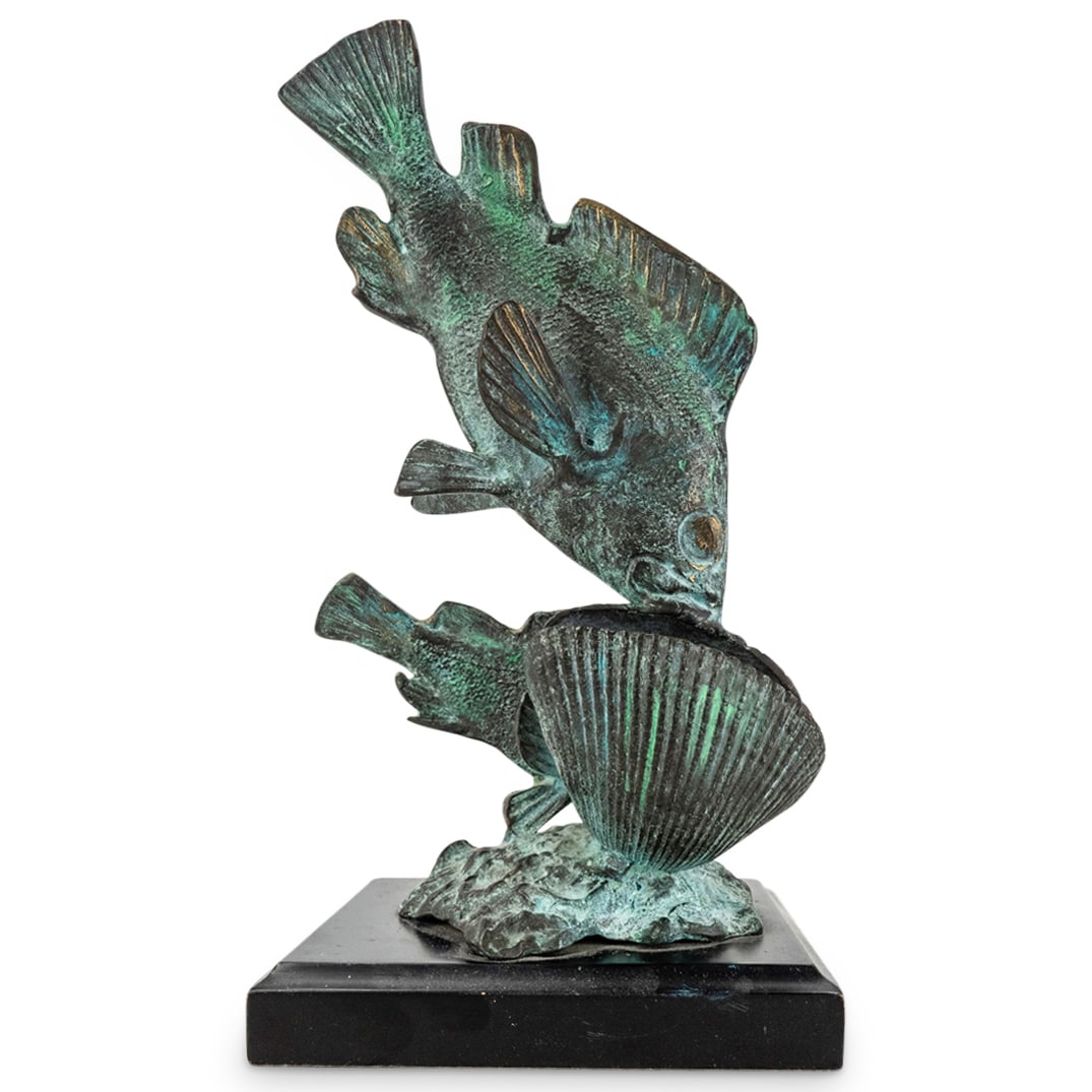 Mixed Metal Verdigris Underwater Sculpture (1 of 2)