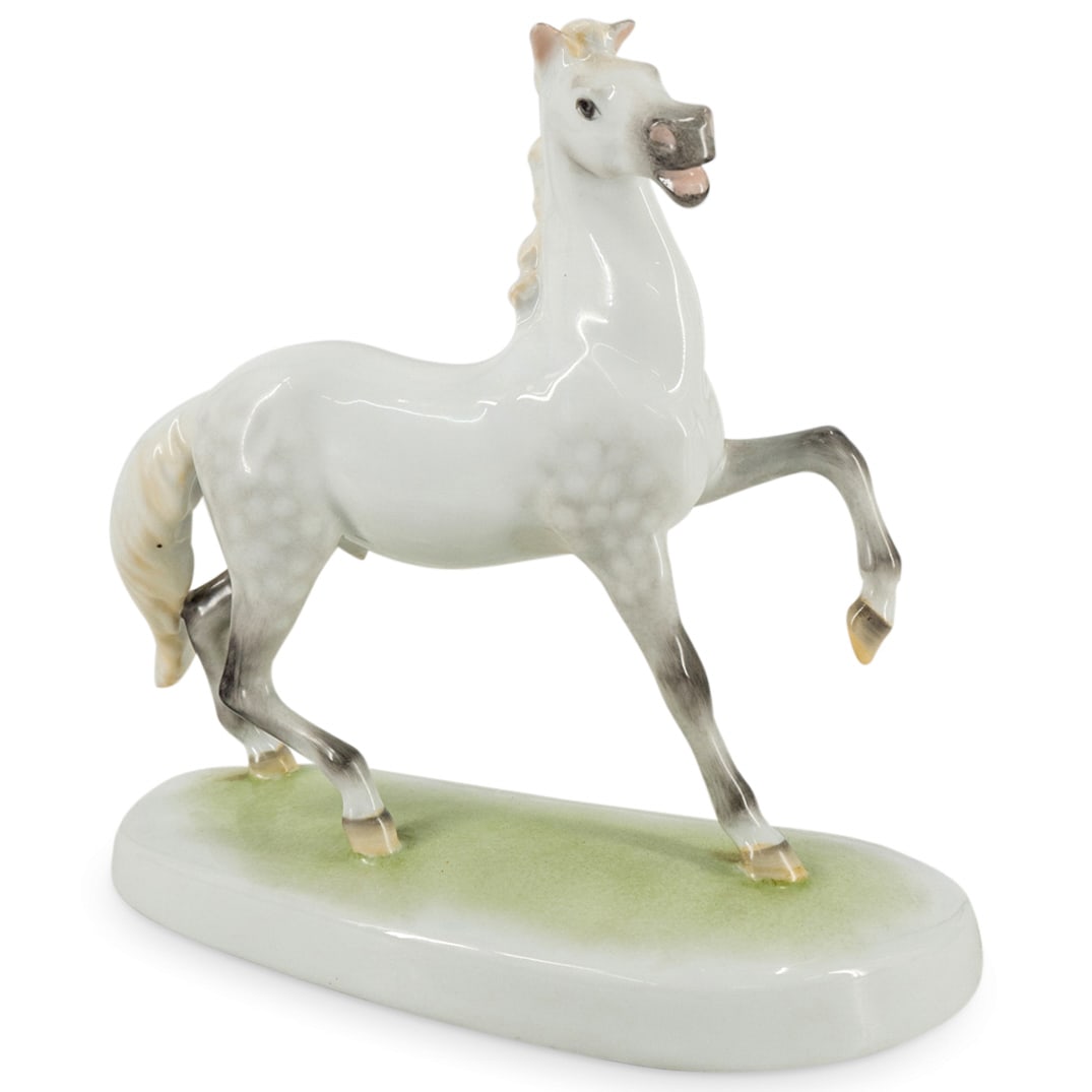 Herend Porcelain "Prancing Horse" Figurine (1 of 5)