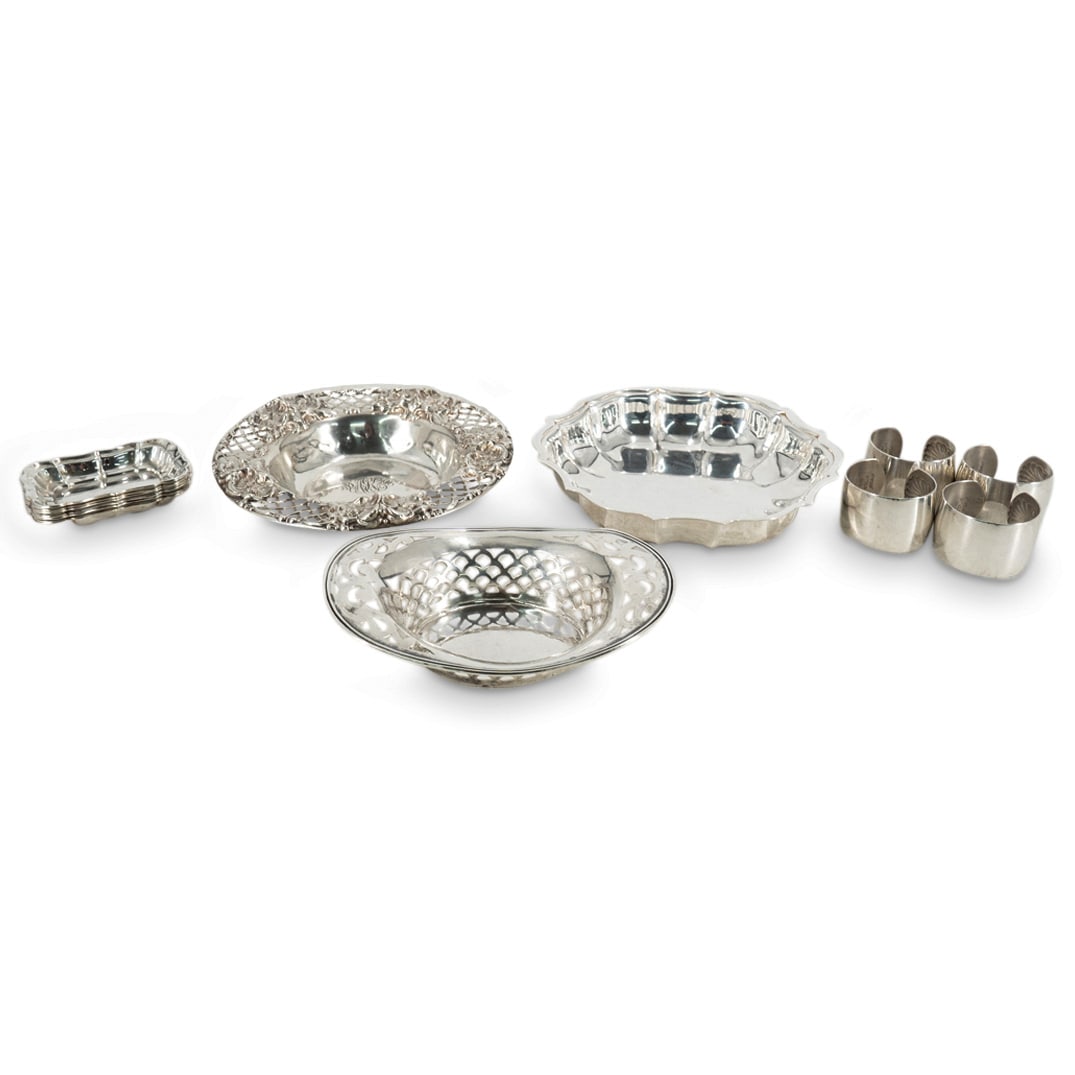 (13 Pc) Sterling Silver & Silver Plate Assorted Grouping Set (1 of 15)