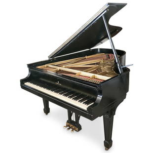 7' Steinway Semi-Concert Grand Piano Model B (1940) Josef Hofmann: DESCRIPTION: 7' Steinway Semi-Concert Grand Piano Model B (Serial # 300979) Ebony with Josef Hofmann design. Includes original 1935 Steinway & Sons Pianofortes booklet with photocopy of original