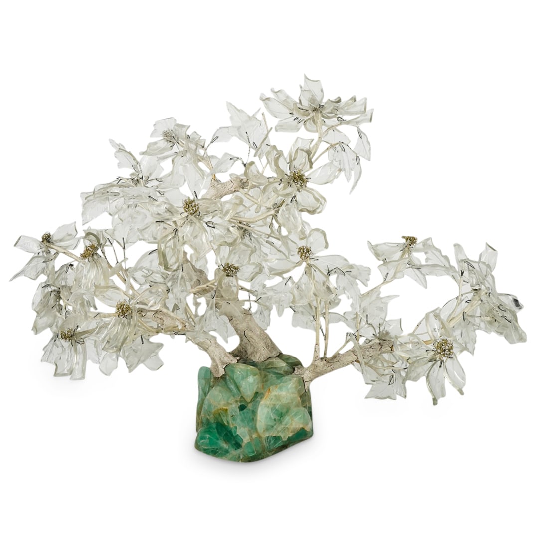Large Chinese Quartz Stone Tree (1 of 5)