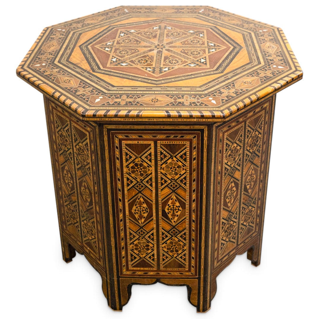 Syrian Wunderley Octagonal Parquetry Side Table (1 of 5)