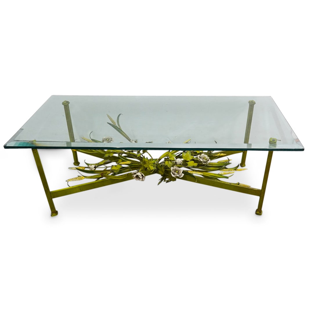 Mid Century French Provincial Floral Coffee Table (1 of 6)