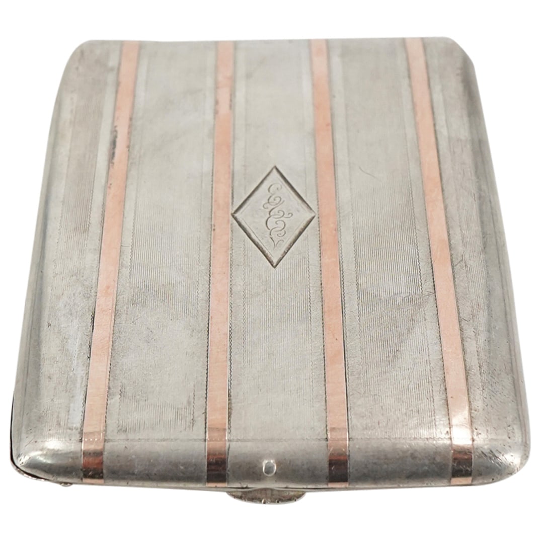 Marathon Sterling & 14K Cigarette Case (1 of 5)