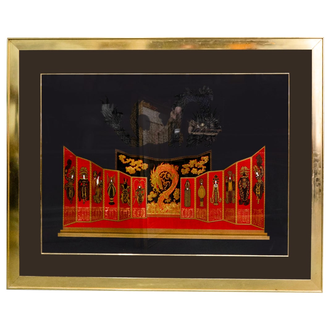 Romain De Tirtoff "Erte" (Russian/French, 1892-1990) "Mah-Jongg" Serigraph (1 of 5)