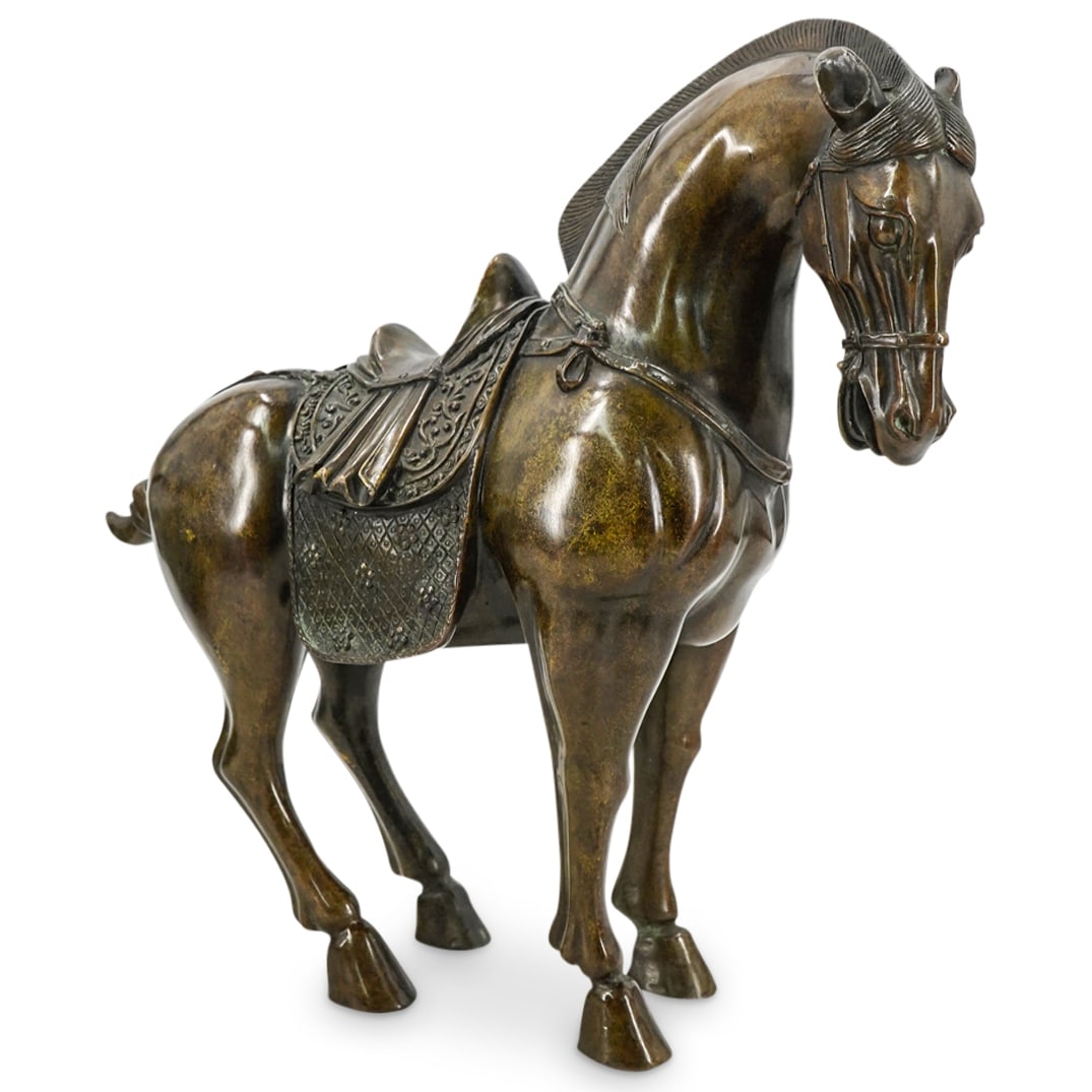 Antique Chinese Tang Style Bronze Horse (1 of 5)