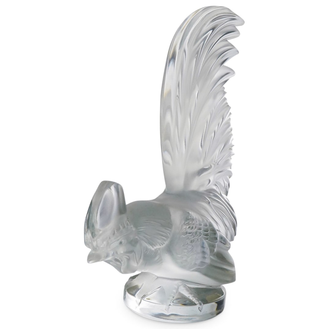 Lalique Crystal "Coq Nain" Figure (1 of 6)
