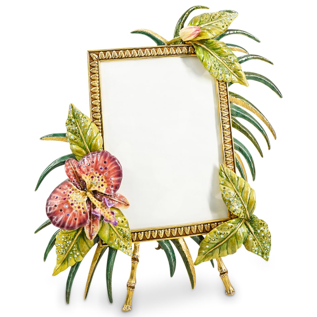 Jay Strongwater Floral Desk Frame (1 of 6)