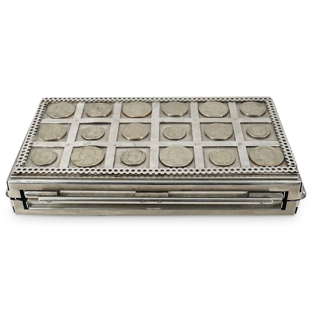 Stanley Szwarc (Polish - American, 1928-2011) Stainless Steel Coin Box (1 of 6)