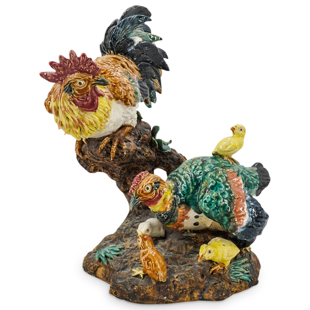 Vintage Chinese Ceramic Chicken Grouping (1 of 7)