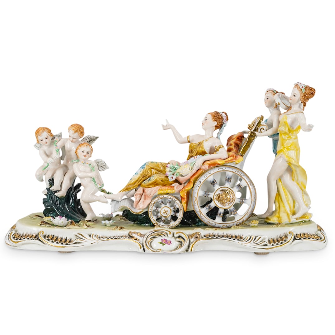 Capodimonte Porcelain Figural Group (1 of 9)