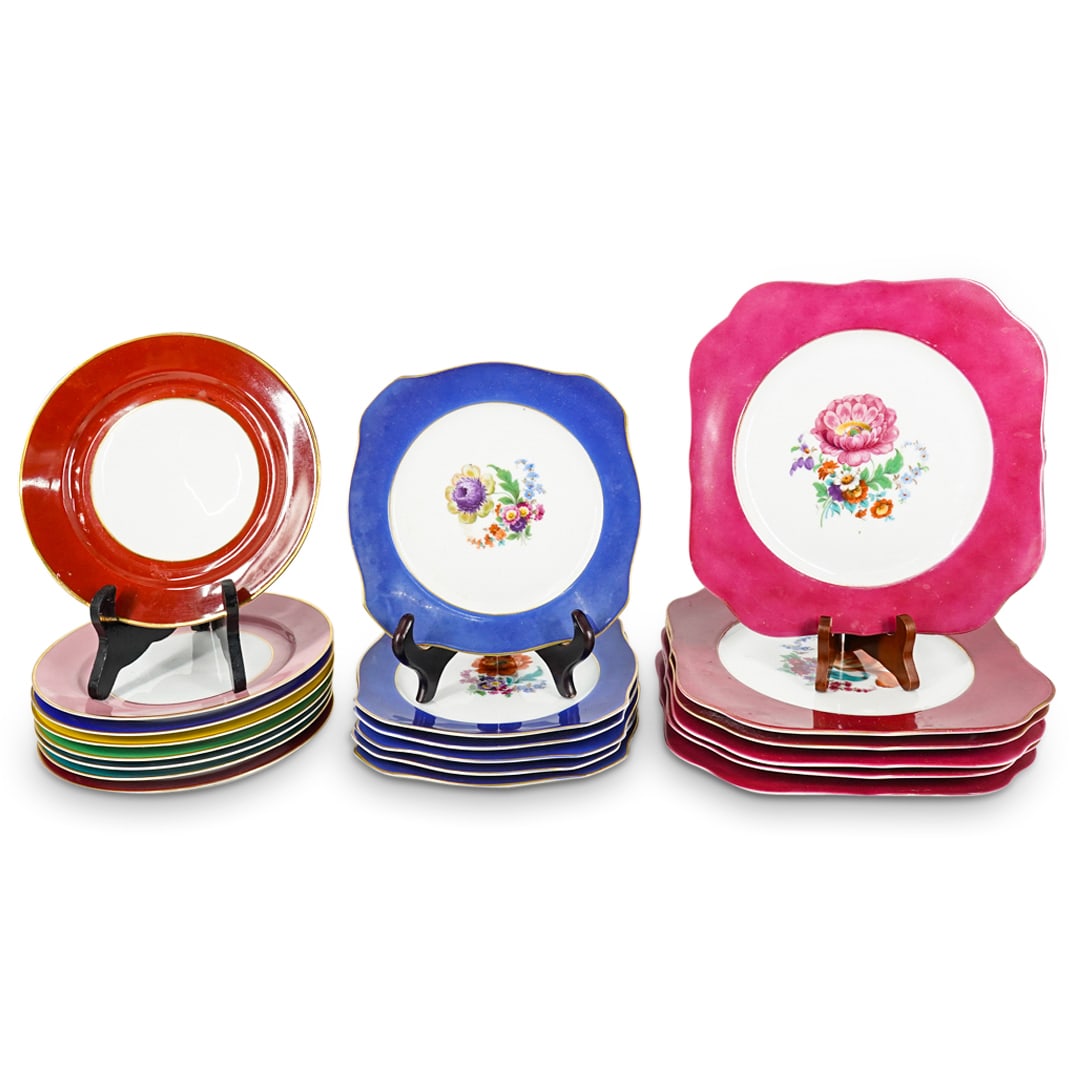 (20 Pc) Bavarian Tirschenreuth Porcelain Plates (1 of 9)