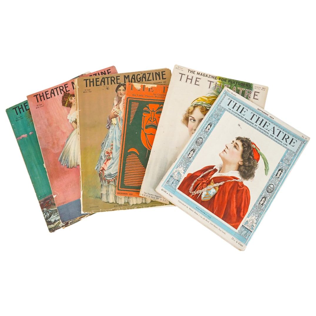 (6 Pc) Antique Theatre Magazines (1 of 13)