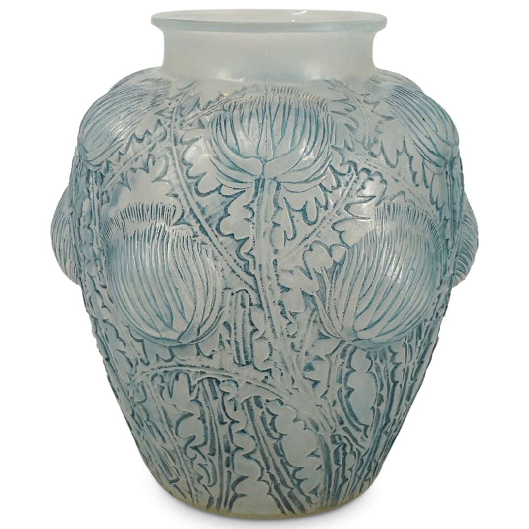 Rene Lalique "Domremy" Opalescent Glass Vase (1 of 4)