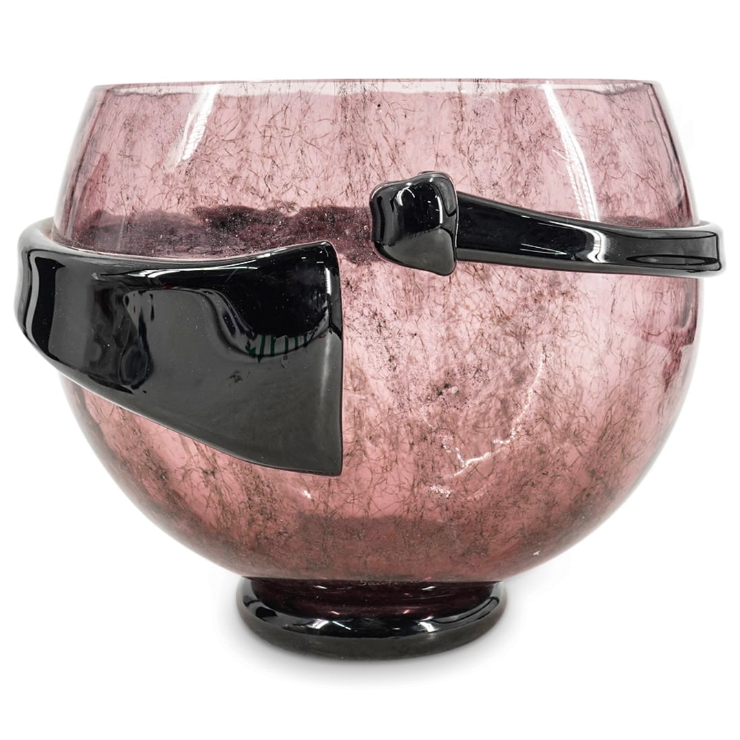 Mid Century Santi Marino Murano Glass Bowl (1 of 8)