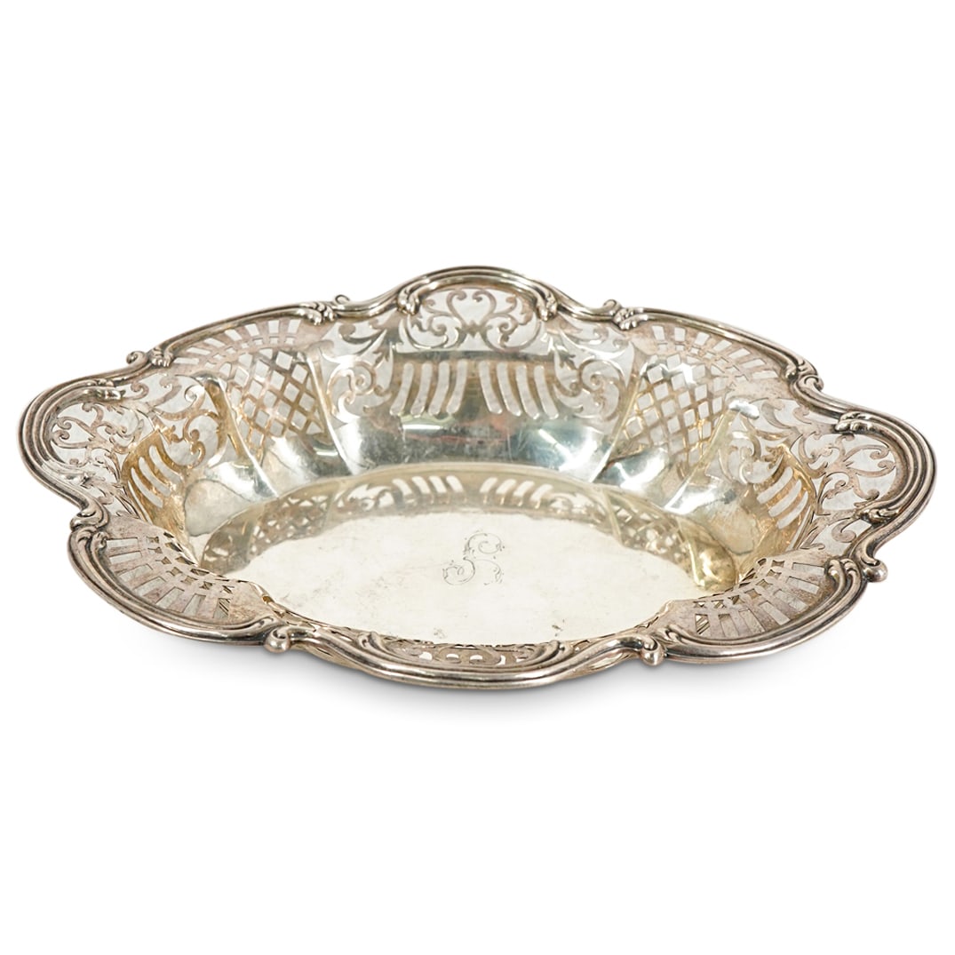 Antique Reed & Barton Silver Open-Work Bowl (1 of 7)