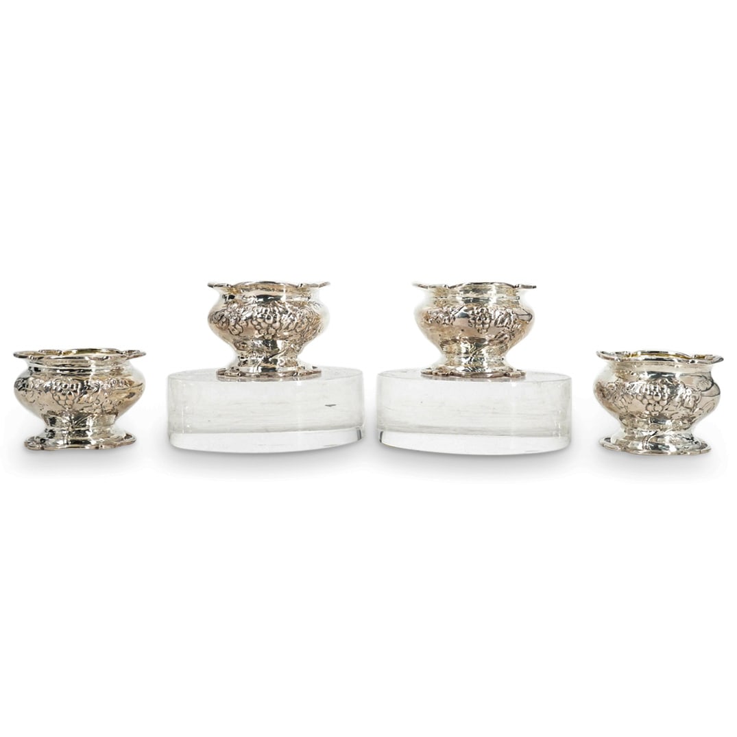 (4 Pc) English Sterling Silver Footed Dishes (1 of 6)