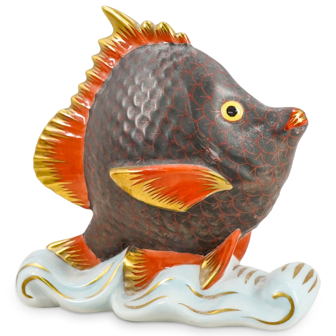 Herend Porcelain "Fish" Figurine (1 of 5)