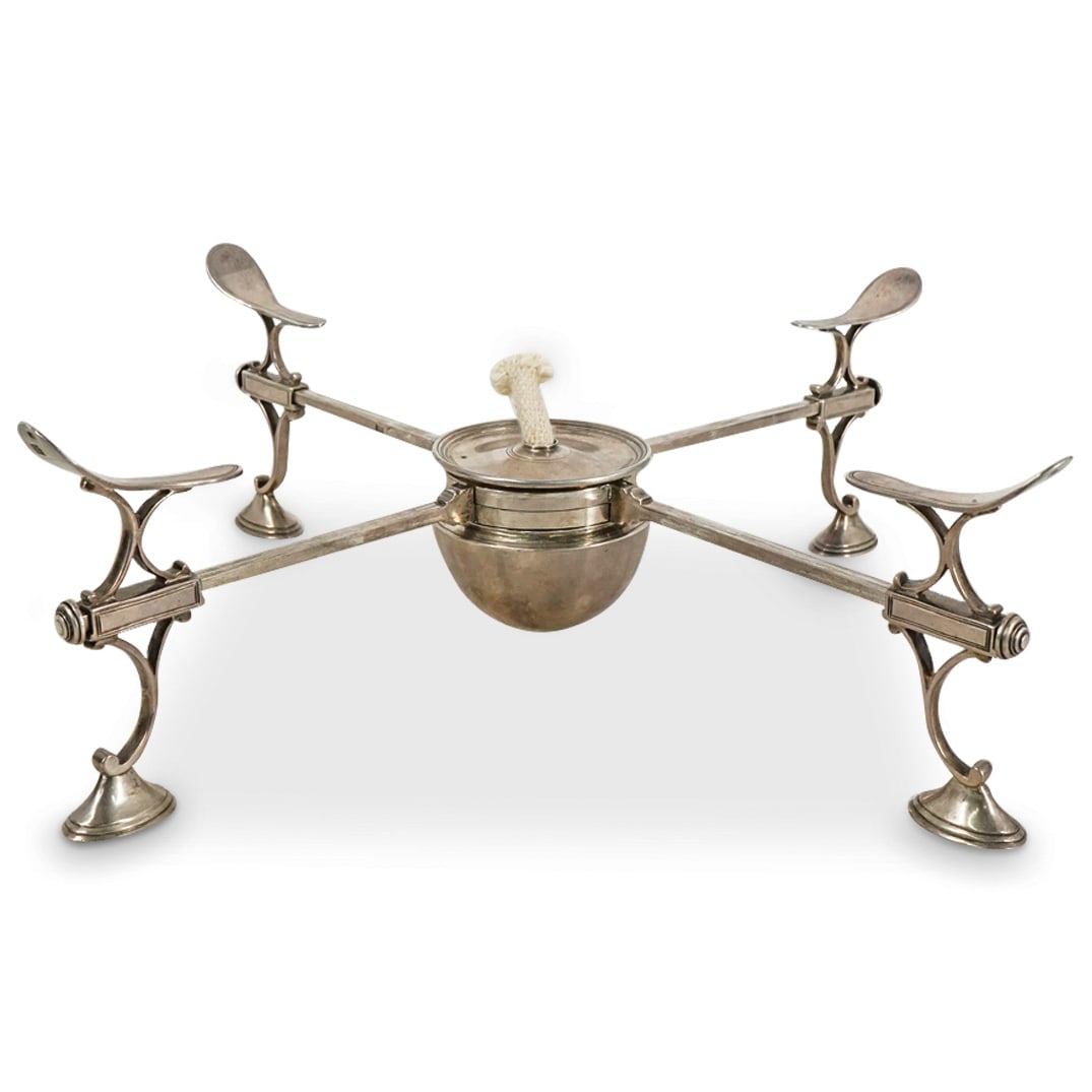 George III Robert & David Hennel Sterling Dish Cross (1 of 7)