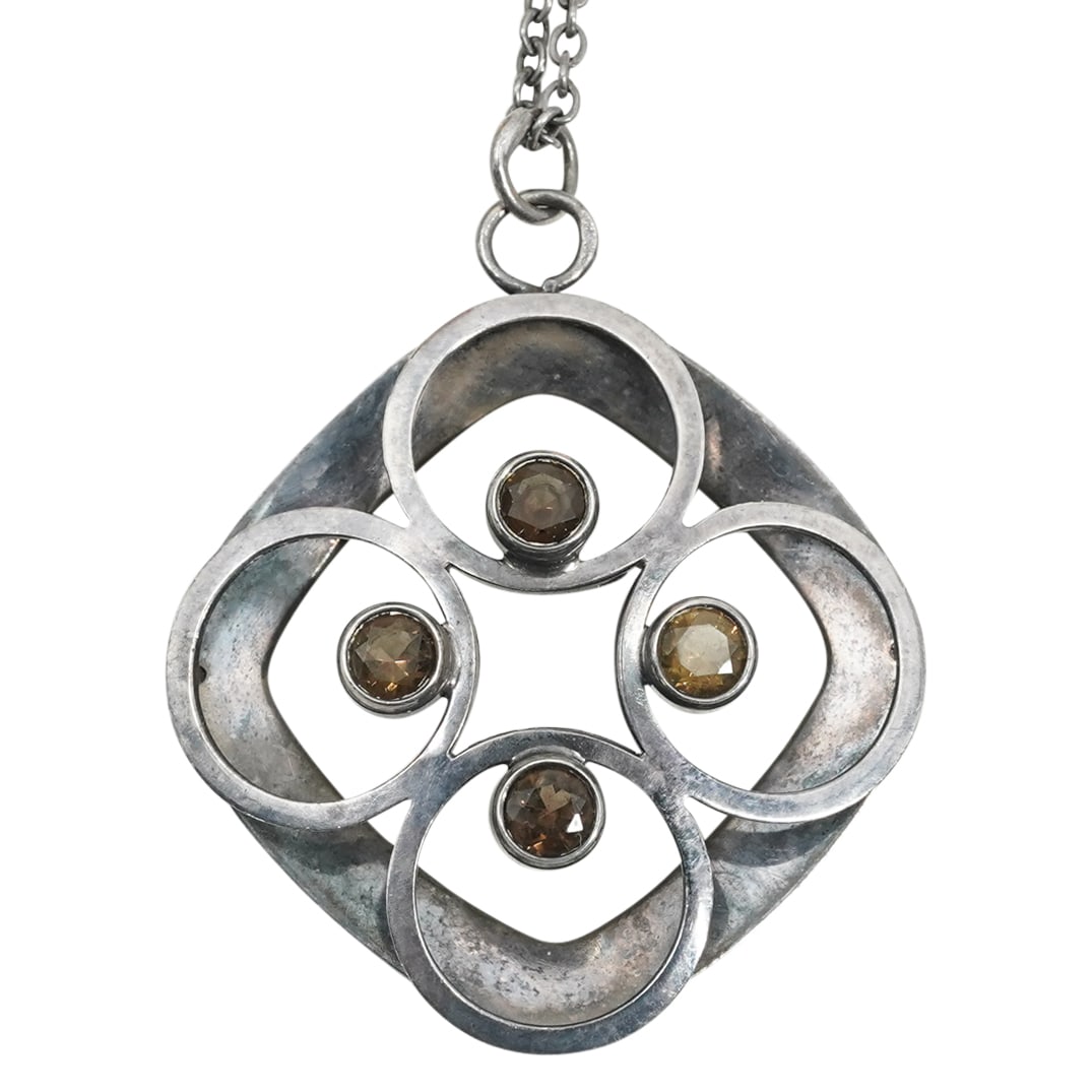 Finland Sterling Silver Pendant Necklace (1 of 3)