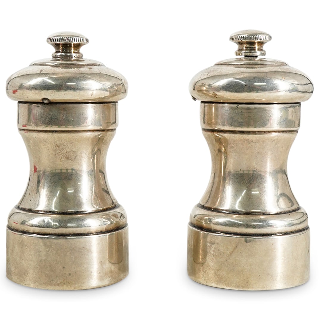 Pair Of French Sterling Silver Condiment Shakers (1 of 4)