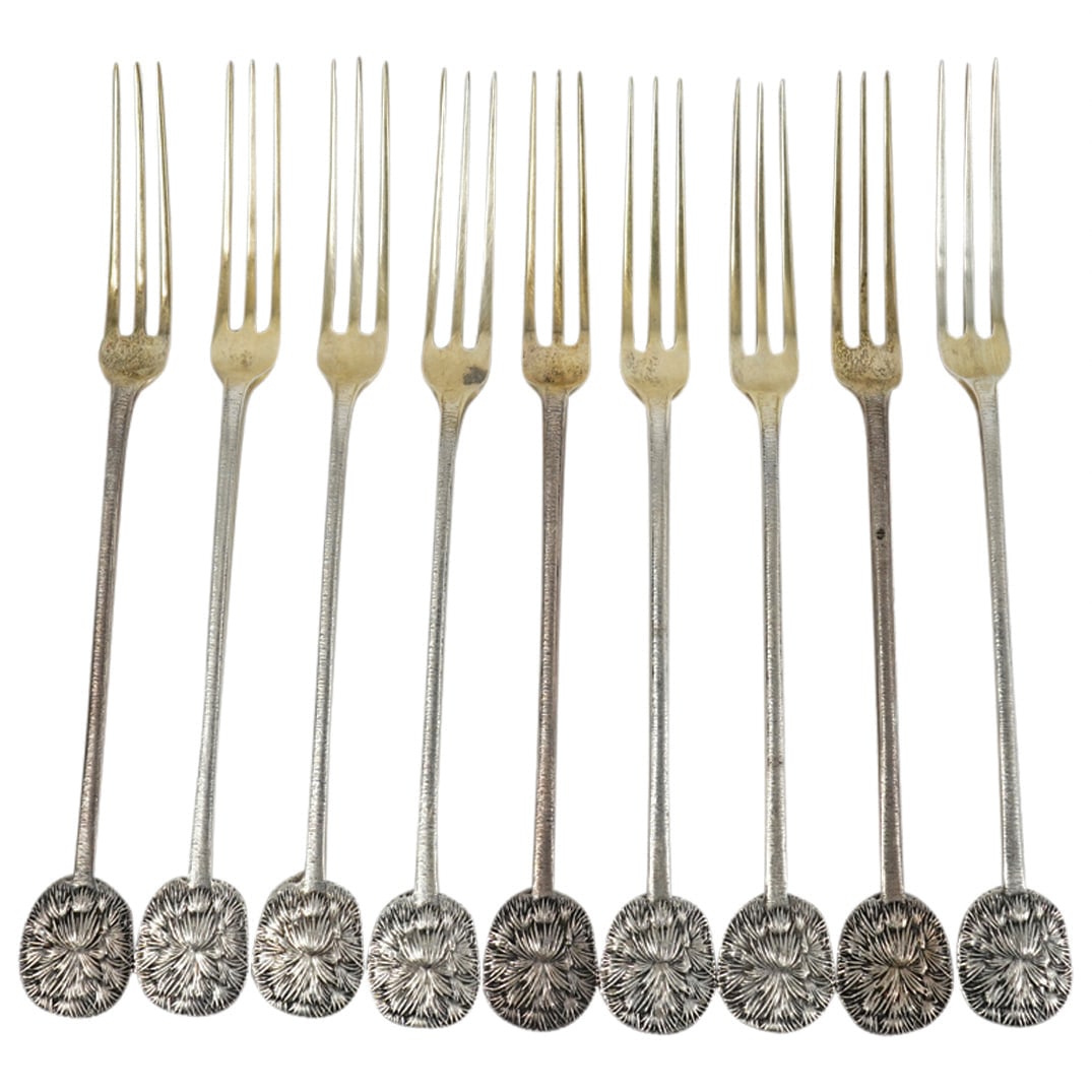 (9Pc) Sterling Silver GreenLeaf & Crosby Olive Picks (1 of 6)