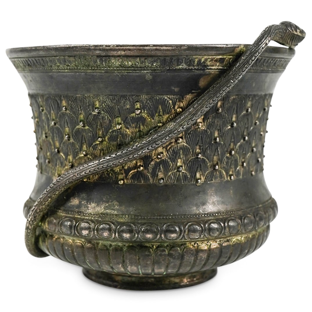 19th Century Italian 800 Silver Serpent Mug/Vessel (1 of 5)