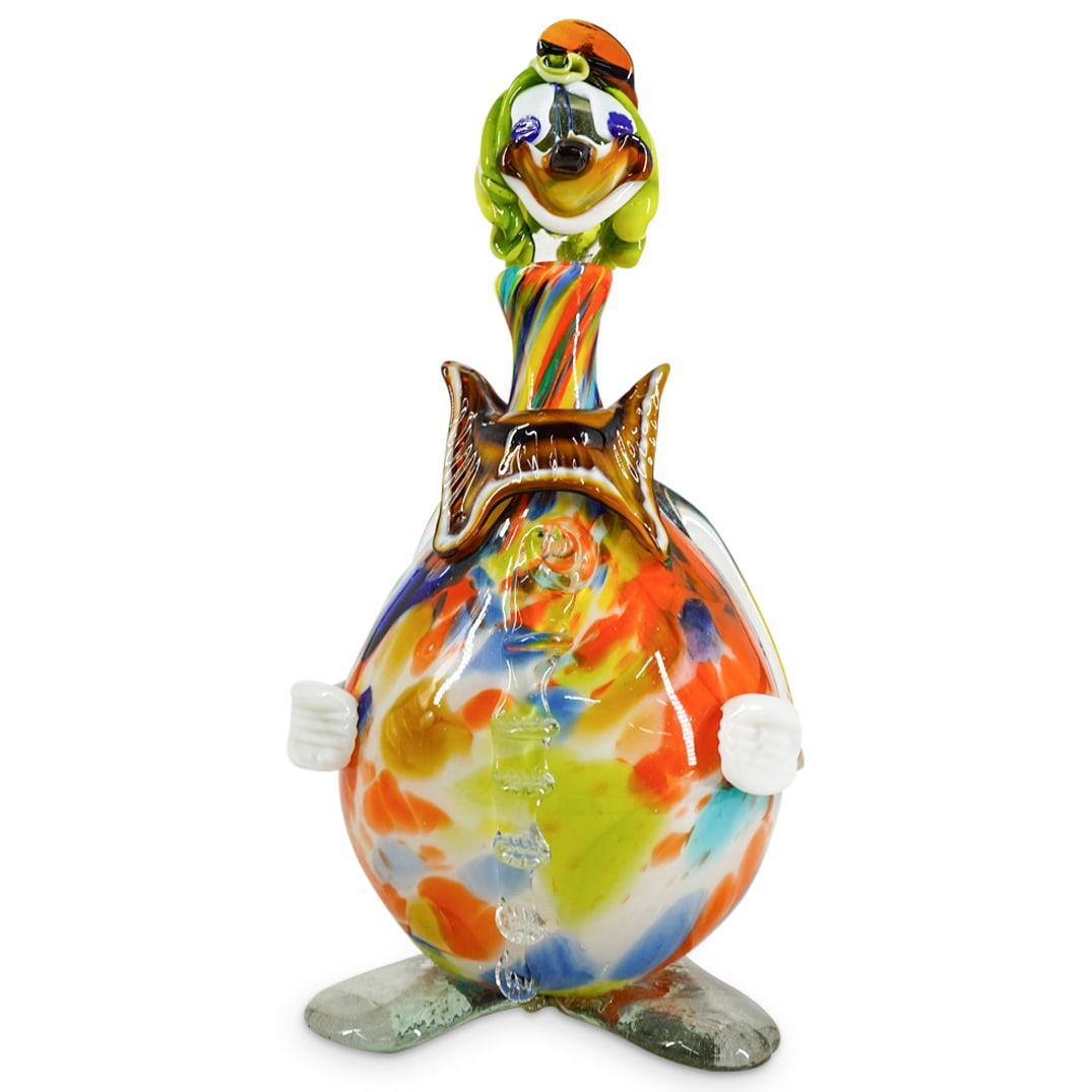 Murano Art Glass Figurative Clown-Shaped Decanter (1 of 7)