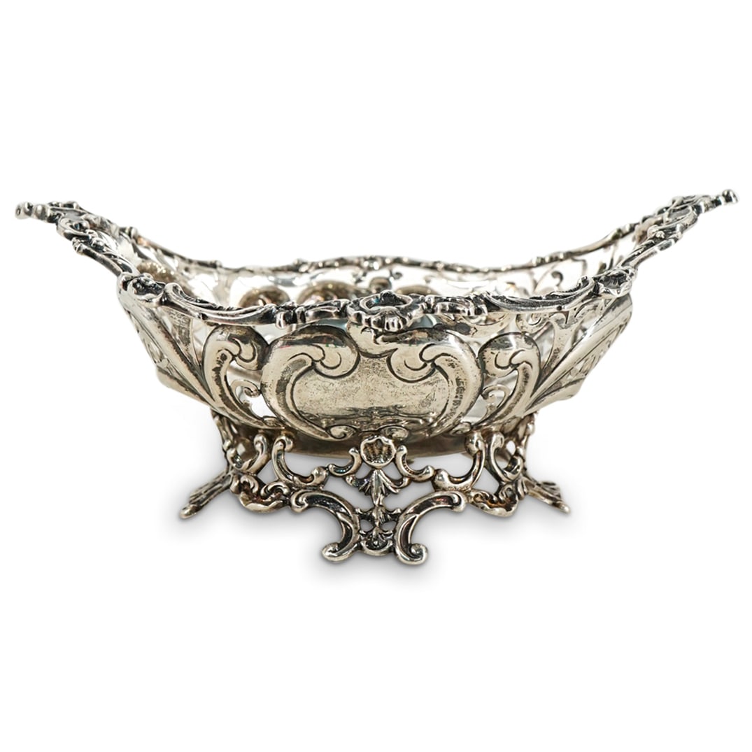 Antique Gorham Sterling Silver Open Work Tray (1 of 5)