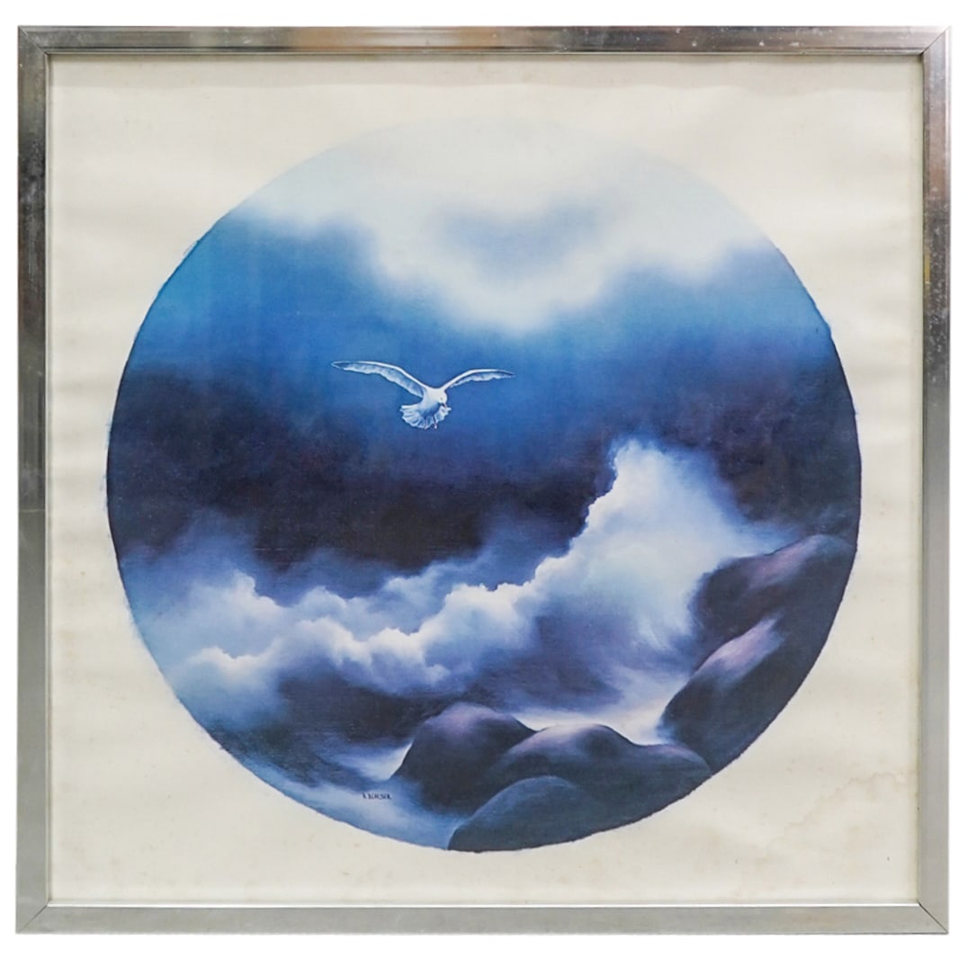 Robert Bloeser (American, 1939) Framed Watercolor (1 of 5)