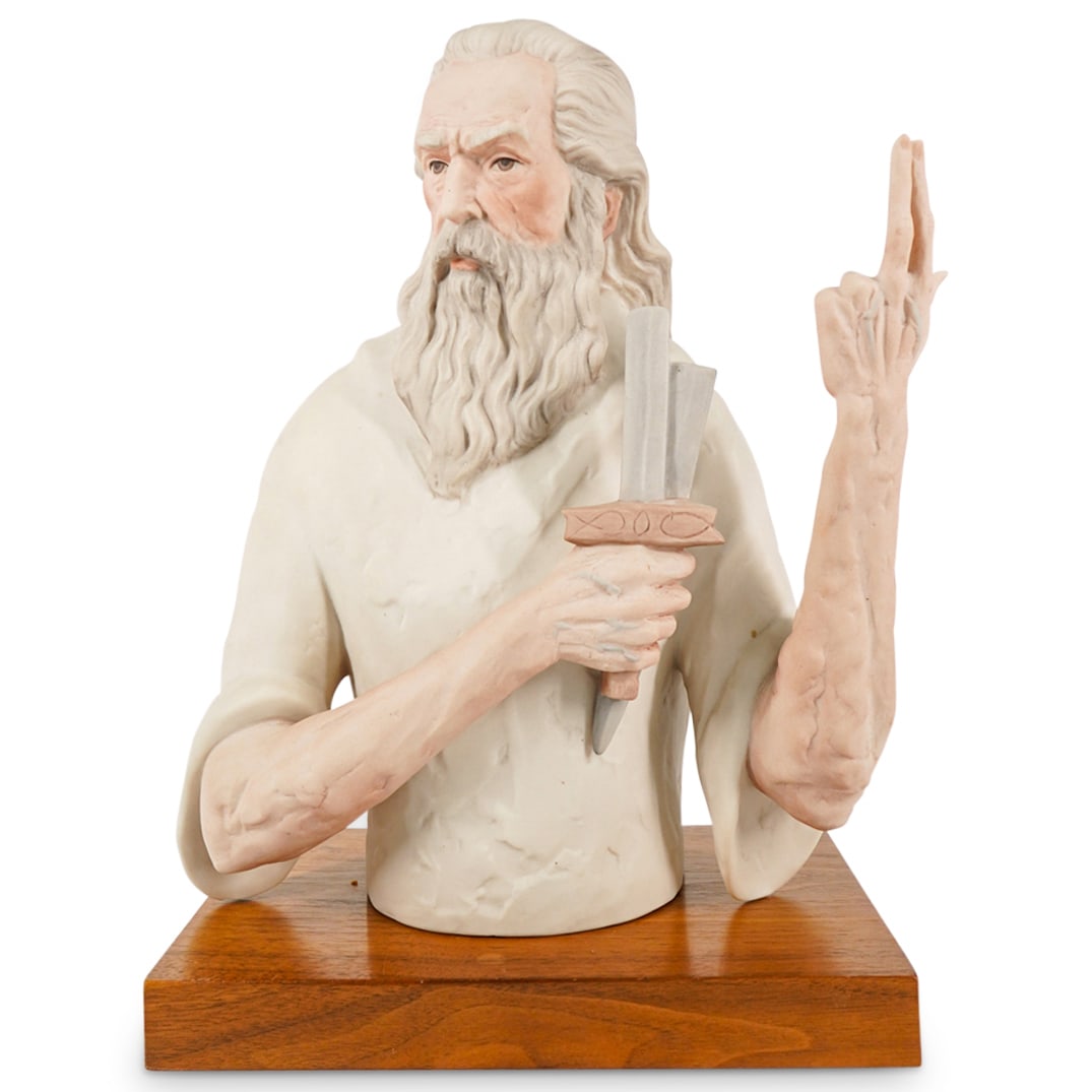 Laszlo Ispanky "Isaiah" Limited Edition porcelain bust sculpture. (1 of 8)