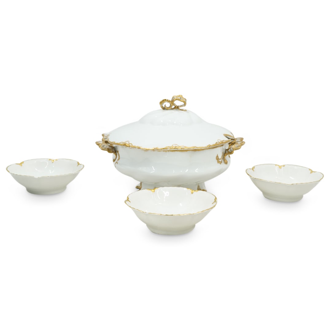 (4 Pc) Rosenthal R.c. Versailles & Haviland Limoges Tureen / Bowls Auction