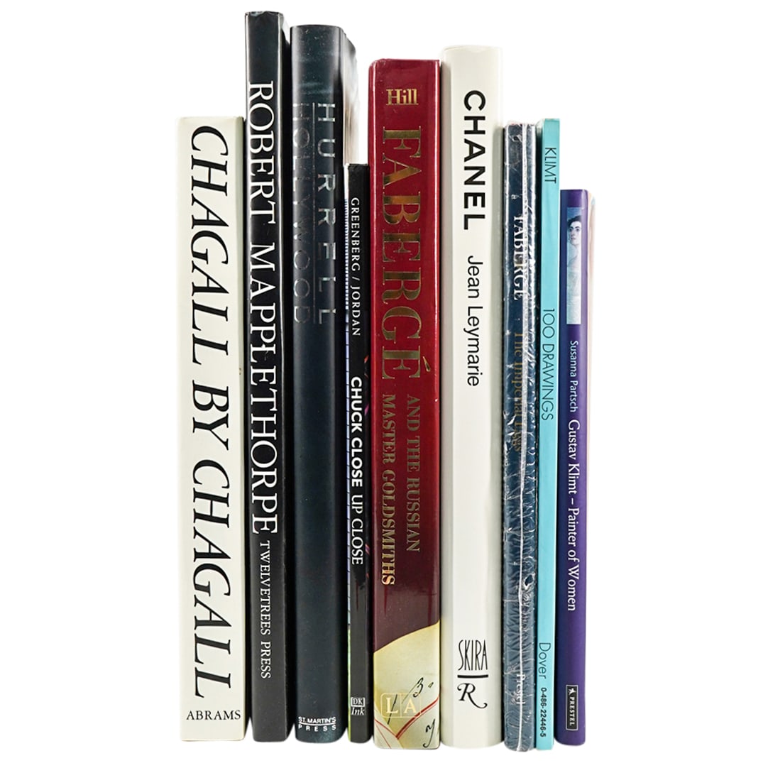 (9 Pc) Various Art And Designer Coffee Table Books Auction