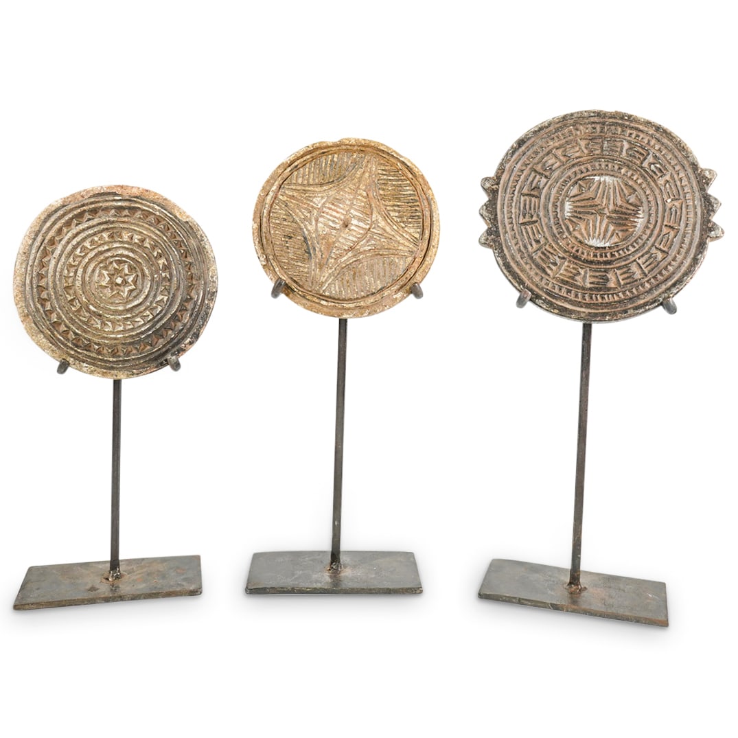 (3 Pc) Stone Cookie Molds (1 of 9)