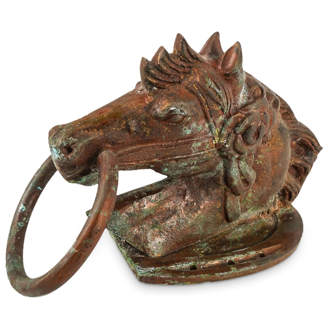 Bronze Horse Tie or Door Knocker (1 of 4)