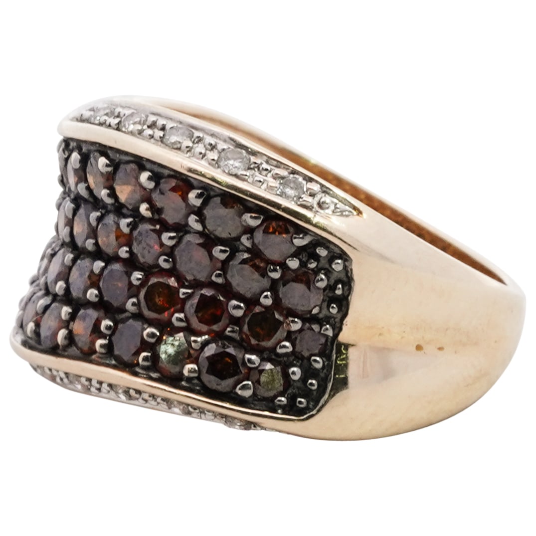 14k Gold, Citrine, and Diamond Ring (1 of 5)