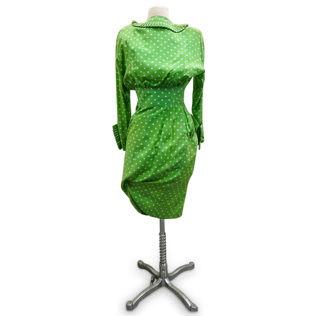 Vintage Valentino 'Miss V' Designer Silk Dress (1 of 4)