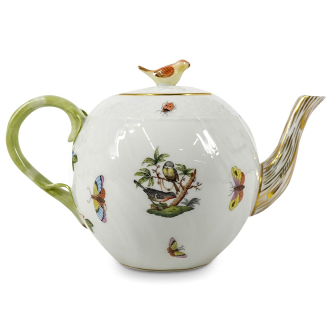Herend "Rothschild Bird" Porcelain Teapot (1 of 7)