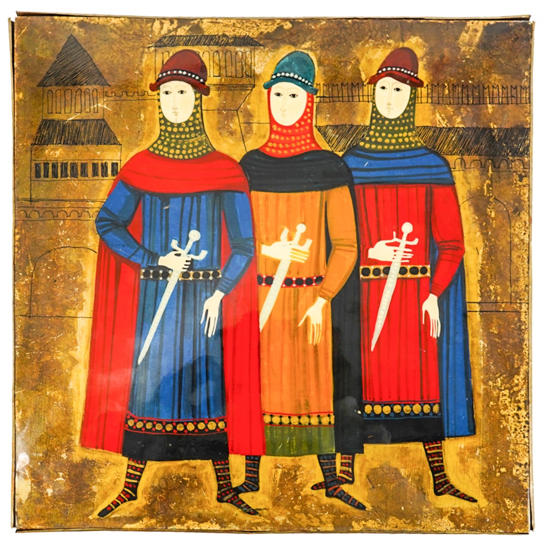 Signed Lorenzo Burchiellaro (Italian, 1933) Painting On Panel (1 of 3)