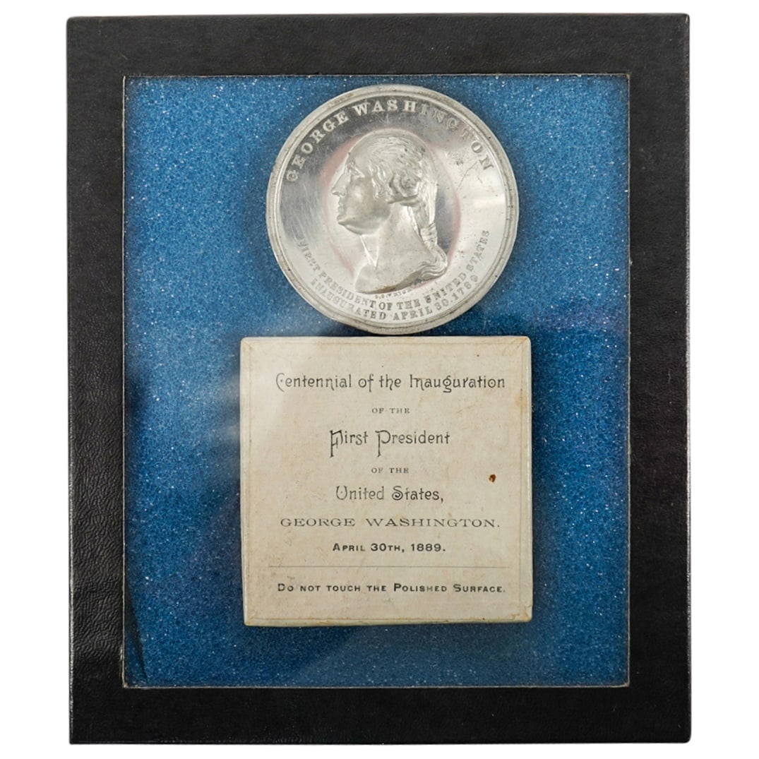 1889 Charles Cushing Wright Centennial Medal W/ Box (1 of 4)