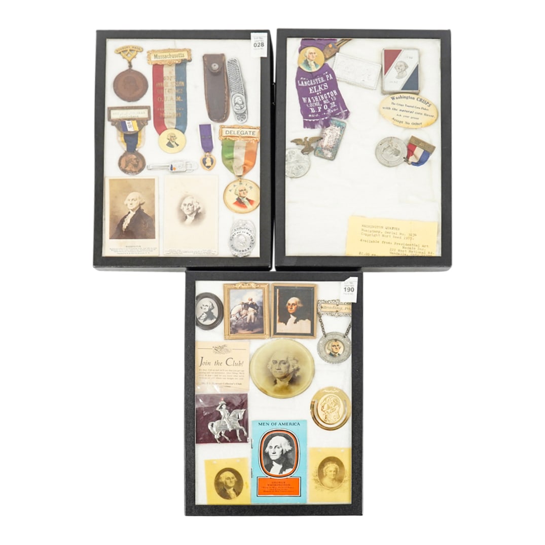(28 Pc) George Washington Memorabilia (1 of 7)