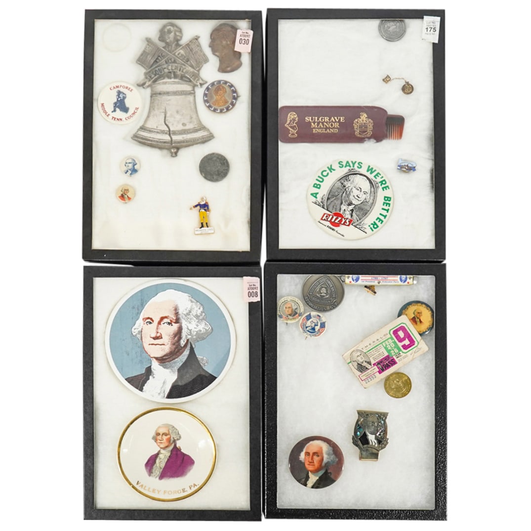(25 Pc) Miscellaneous George Washington Articles (1 of 7)