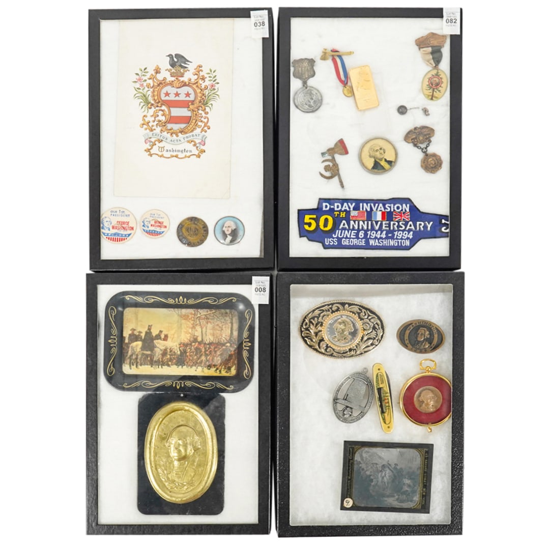 (22 Pc) Miscellaneous George Washington Articles (1 of 7)