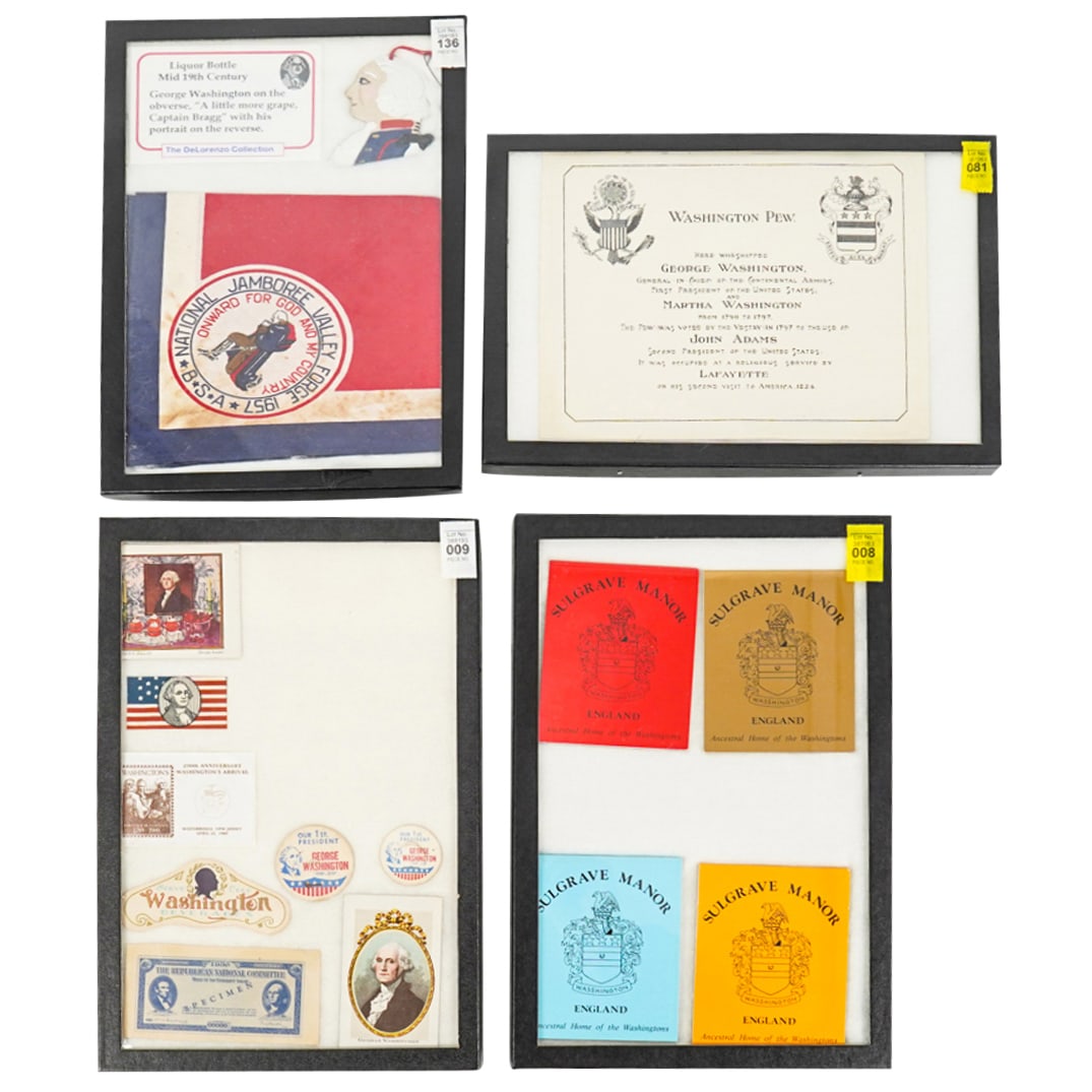 (16 Pc) Miscellaneous George Washington Articles (1 of 7)