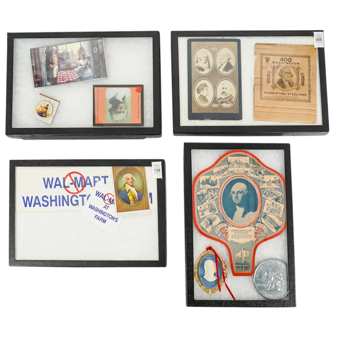 (14 Pc) Miscellaneous George Washington Articles (1 of 9)